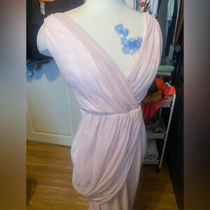 Women’s Size 2 LELA ROSE Elegant Pink Sleeveless Maxi Dress - Great Condition